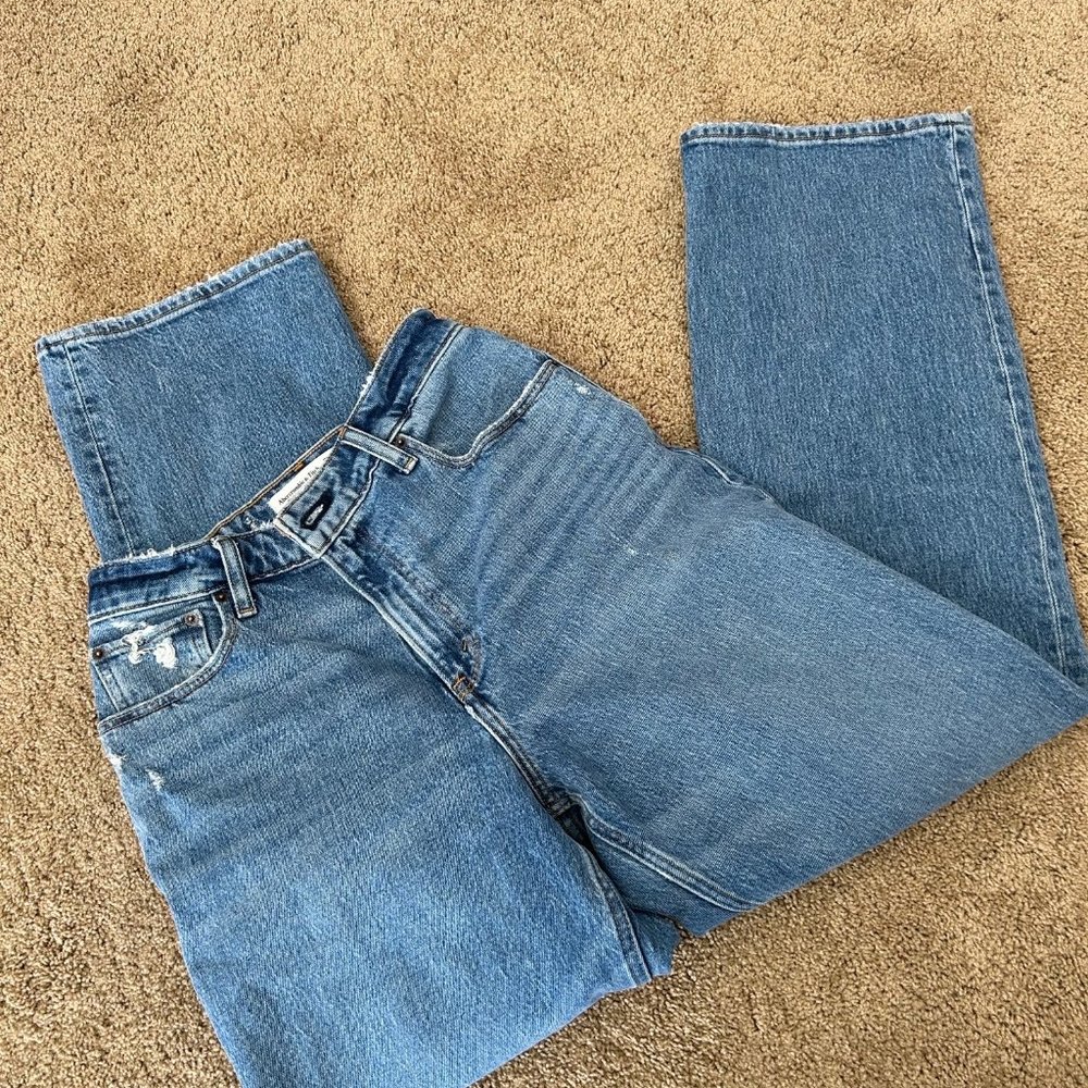Hollister 90s Relaxed High Rise Jeans Women's 8R/29 Denim